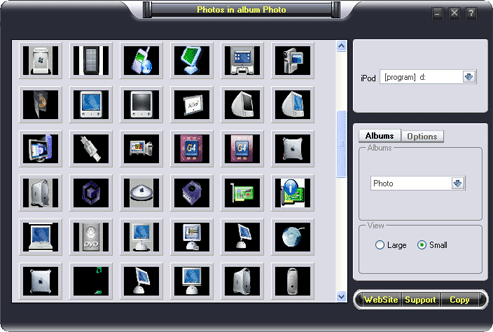 Tansee iPod Transfer Photo- copiare foto iPod su PC